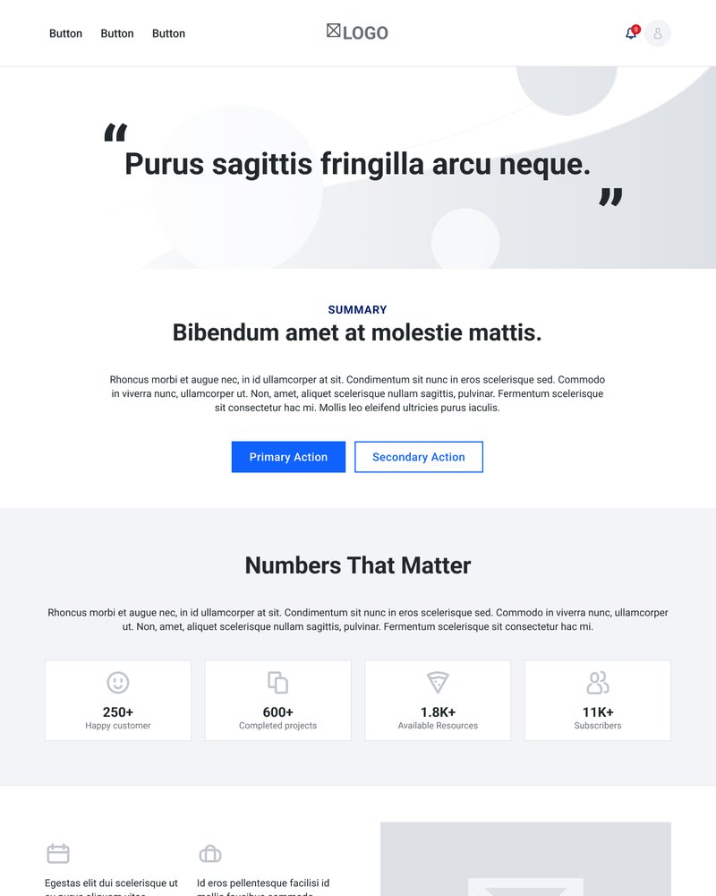 Mid-fidelity wireframe of the How it works page.